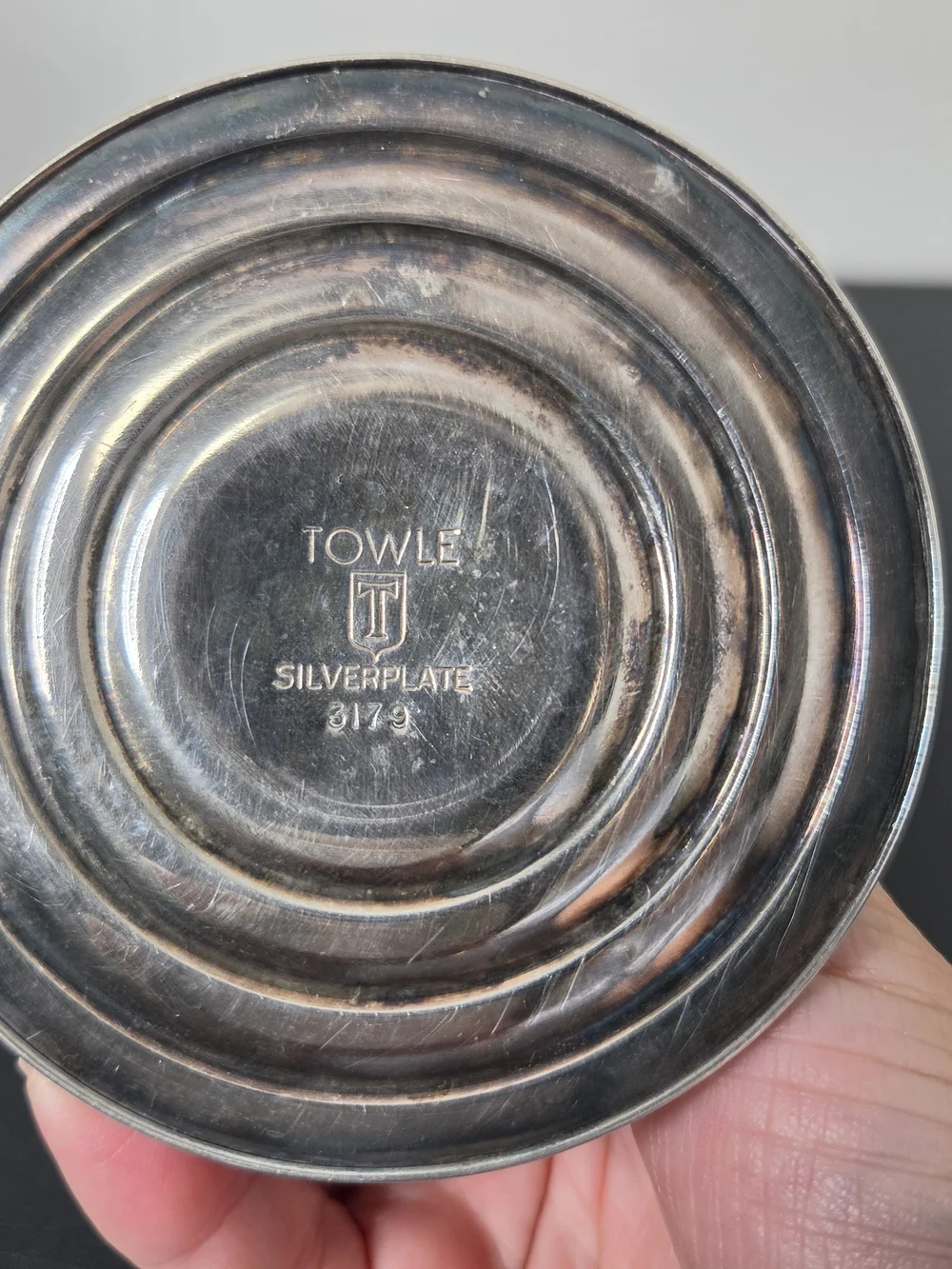 Towle Pair of Silverplate Metal Candle Holders - Classic Home Accent 3.75